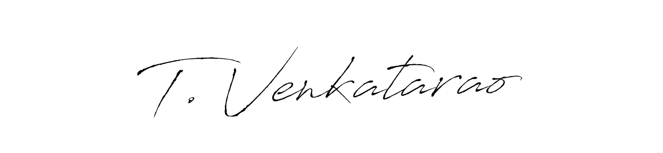 You should practise on your own different ways (Antro_Vectra) to write your name (T. Venkatarao) in signature. don't let someone else do it for you. T. Venkatarao signature style 6 images and pictures png