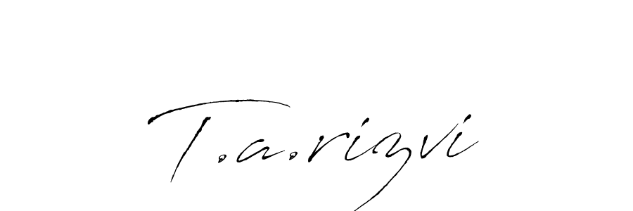 Make a short T.a.rizvi signature style. Manage your documents anywhere anytime using Antro_Vectra. Create and add eSignatures, submit forms, share and send files easily. T.a.rizvi signature style 6 images and pictures png