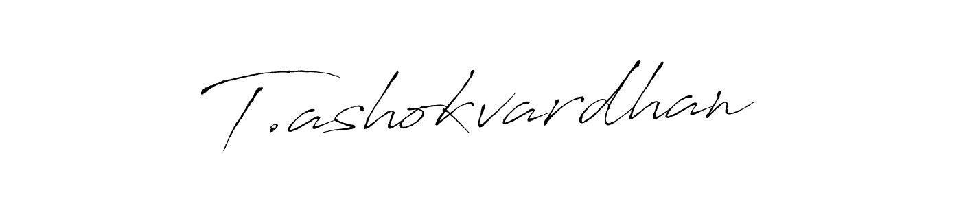 How to make T.ashokvardhan signature? Antro_Vectra is a professional autograph style. Create handwritten signature for T.ashokvardhan name. T.ashokvardhan signature style 6 images and pictures png