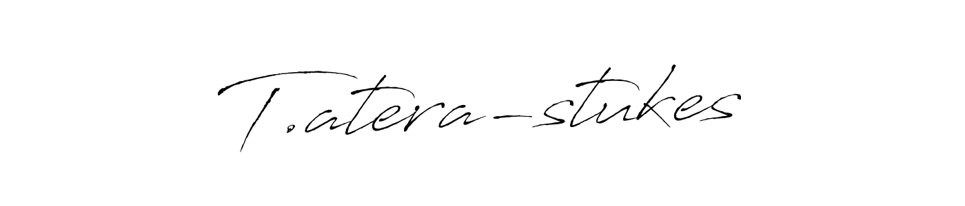 Design your own signature with our free online signature maker. With this signature software, you can create a handwritten (Antro_Vectra) signature for name T.atera-stukes. T.atera-stukes signature style 6 images and pictures png