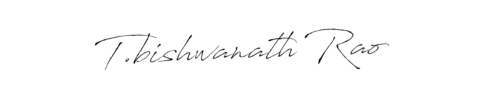 Make a beautiful signature design for name T.bishwanath Rao. Use this online signature maker to create a handwritten signature for free. T.bishwanath Rao signature style 6 images and pictures png
