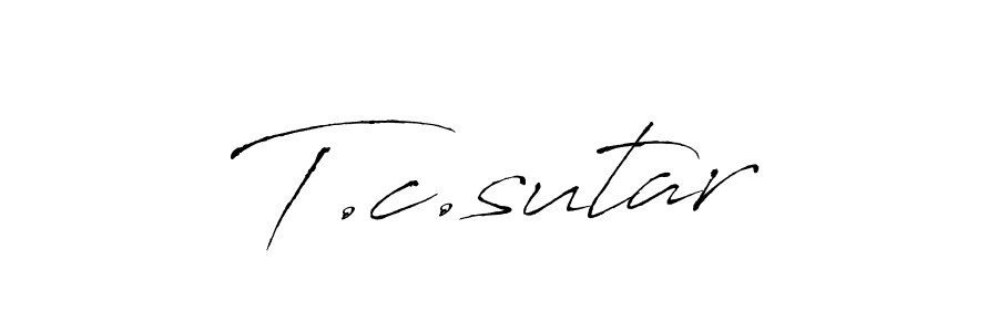 Here are the top 10 professional signature styles for the name T.c.sutar. These are the best autograph styles you can use for your name. T.c.sutar signature style 6 images and pictures png