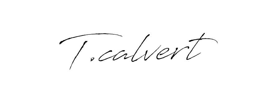 T.calvert stylish signature style. Best Handwritten Sign (Antro_Vectra) for my name. Handwritten Signature Collection Ideas for my name T.calvert. T.calvert signature style 6 images and pictures png