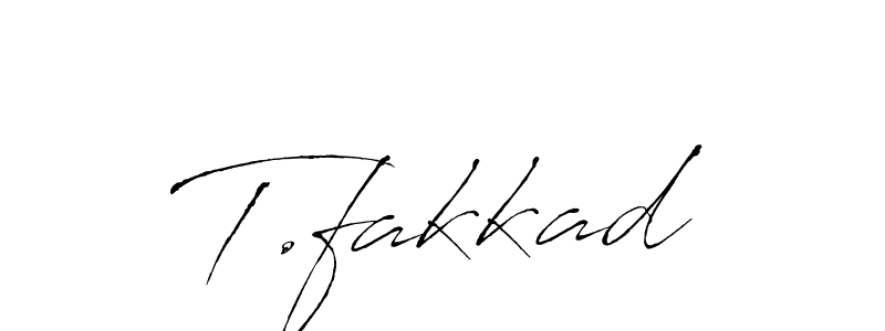 Also You can easily find your signature by using the search form. We will create T.fakkad name handwritten signature images for you free of cost using Antro_Vectra sign style. T.fakkad signature style 6 images and pictures png