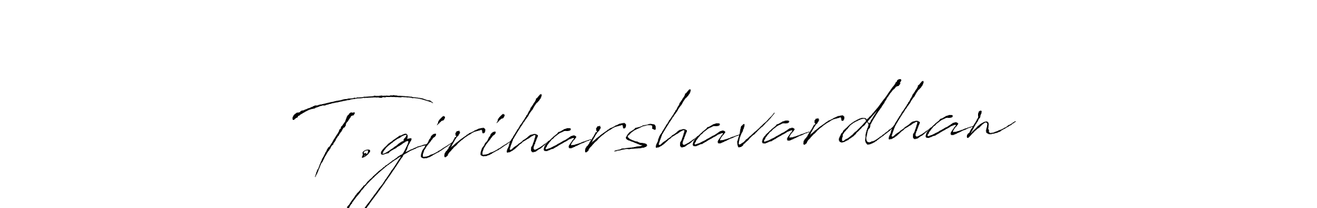 Make a short T.giriharshavardhan signature style. Manage your documents anywhere anytime using Antro_Vectra. Create and add eSignatures, submit forms, share and send files easily. T.giriharshavardhan signature style 6 images and pictures png