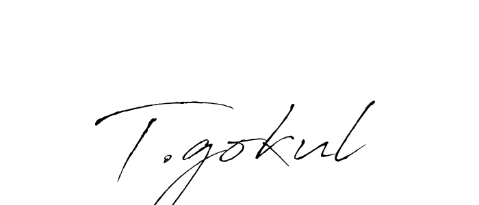 Make a beautiful signature design for name T.gokul. Use this online signature maker to create a handwritten signature for free. T.gokul signature style 6 images and pictures png