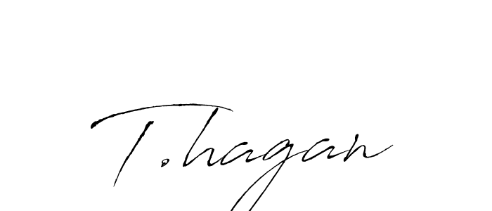 The best way (Antro_Vectra) to make a short signature is to pick only two or three words in your name. The name T.hagan include a total of six letters. For converting this name. T.hagan signature style 6 images and pictures png