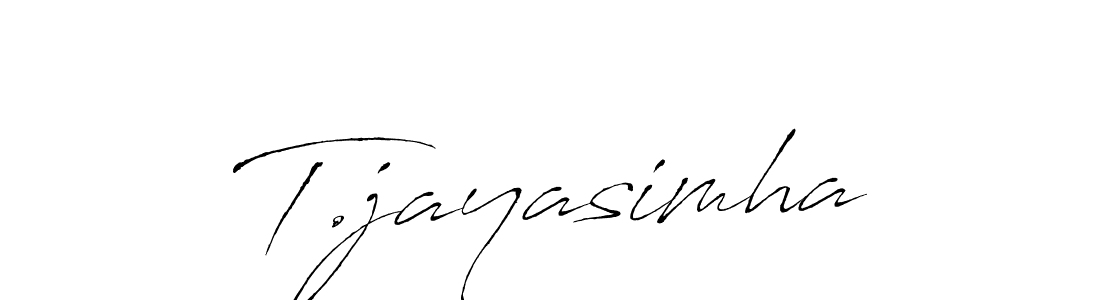 How to make T.jayasimha signature? Antro_Vectra is a professional autograph style. Create handwritten signature for T.jayasimha name. T.jayasimha signature style 6 images and pictures png