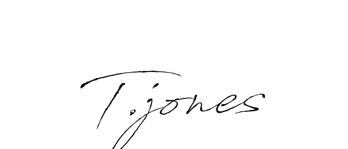 Also You can easily find your signature by using the search form. We will create T.jones name handwritten signature images for you free of cost using Antro_Vectra sign style. T.jones signature style 6 images and pictures png
