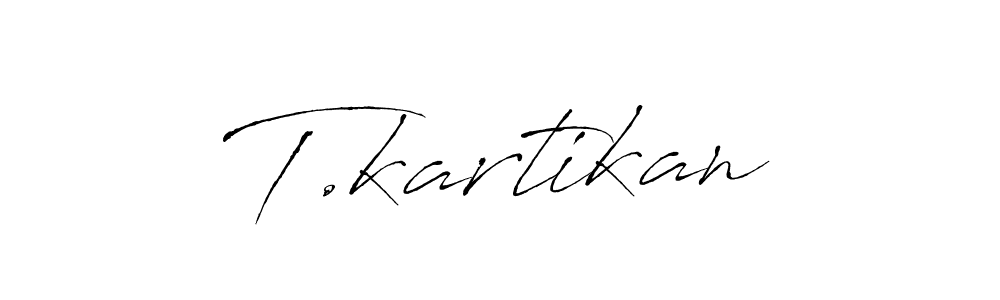 Antro_Vectra is a professional signature style that is perfect for those who want to add a touch of class to their signature. It is also a great choice for those who want to make their signature more unique. Get T.kartikan name to fancy signature for free. T.kartikan signature style 6 images and pictures png
