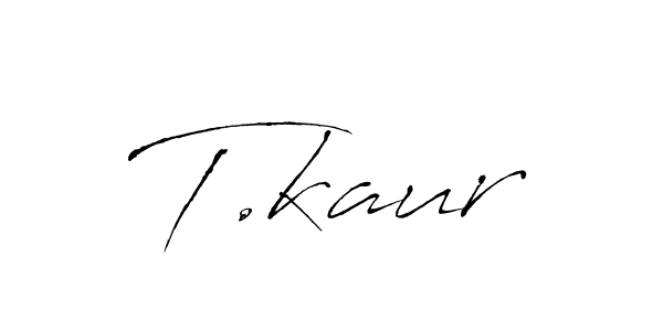 Also we have T.kaur name is the best signature style. Create professional handwritten signature collection using Antro_Vectra autograph style. T.kaur signature style 6 images and pictures png