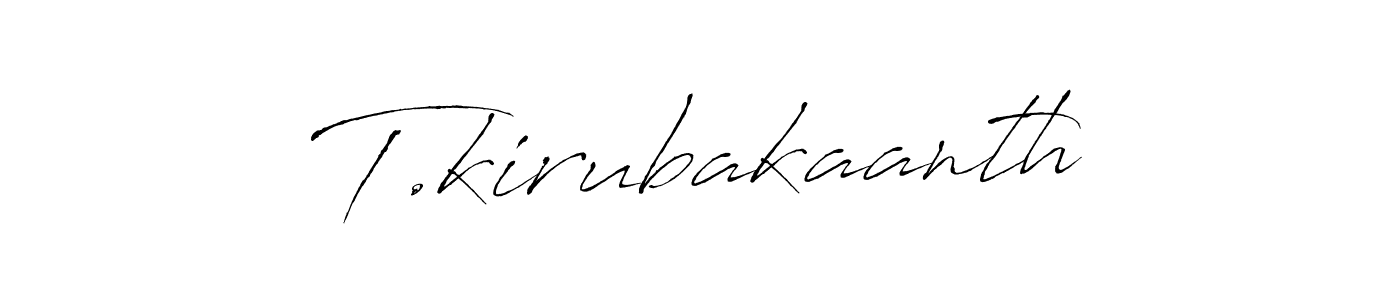 Antro_Vectra is a professional signature style that is perfect for those who want to add a touch of class to their signature. It is also a great choice for those who want to make their signature more unique. Get T.kirubakaanth name to fancy signature for free. T.kirubakaanth signature style 6 images and pictures png