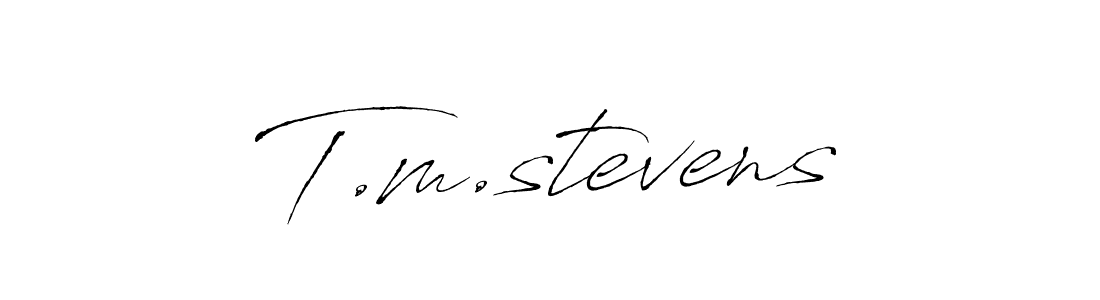 How to Draw T.m.stevens signature style? Antro_Vectra is a latest design signature styles for name T.m.stevens. T.m.stevens signature style 6 images and pictures png