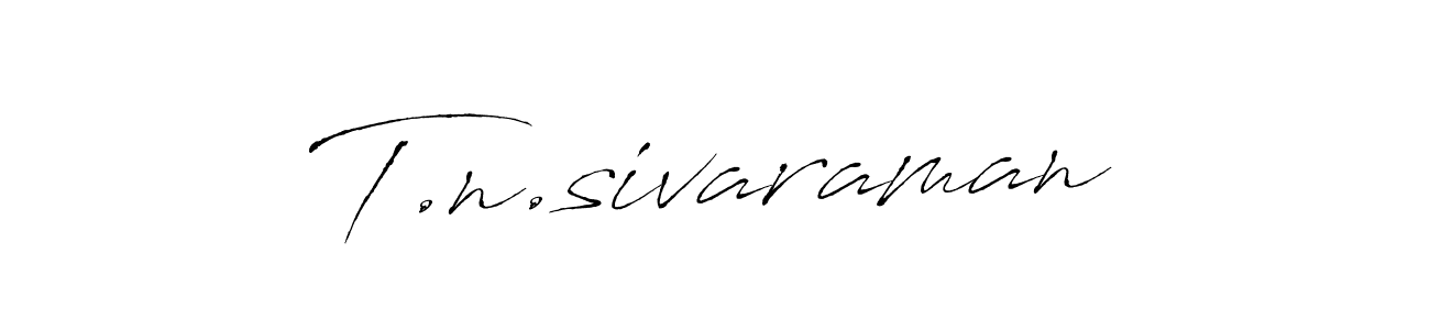 Antro_Vectra is a professional signature style that is perfect for those who want to add a touch of class to their signature. It is also a great choice for those who want to make their signature more unique. Get T.n.sivaraman name to fancy signature for free. T.n.sivaraman signature style 6 images and pictures png