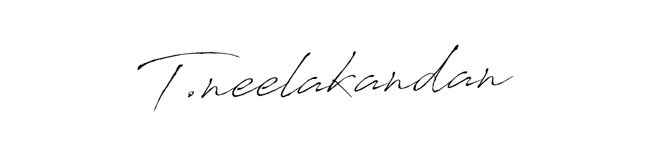 This is the best signature style for the T.neelakandan name. Also you like these signature font (Antro_Vectra). Mix name signature. T.neelakandan signature style 6 images and pictures png