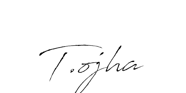 Once you've used our free online signature maker to create your best signature Antro_Vectra style, it's time to enjoy all of the benefits that T.ojha name signing documents. T.ojha signature style 6 images and pictures png