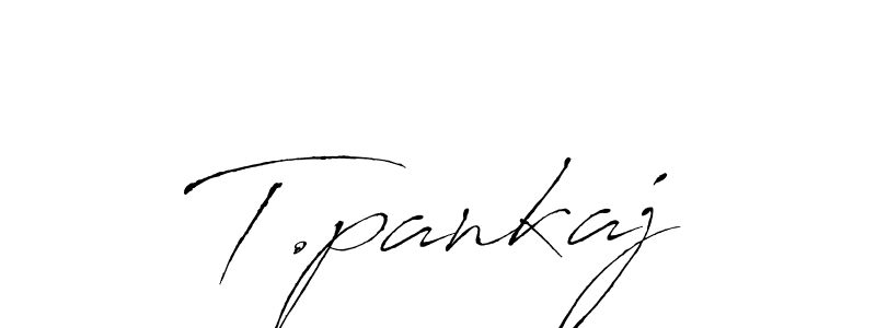 You should practise on your own different ways (Antro_Vectra) to write your name (T.pankaj) in signature. don't let someone else do it for you. T.pankaj signature style 6 images and pictures png