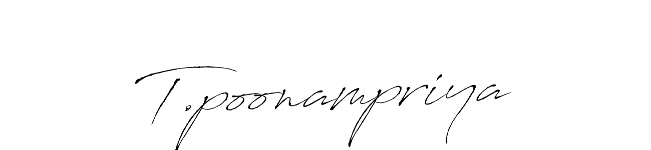 Also You can easily find your signature by using the search form. We will create T.poonampriya name handwritten signature images for you free of cost using Antro_Vectra sign style. T.poonampriya signature style 6 images and pictures png