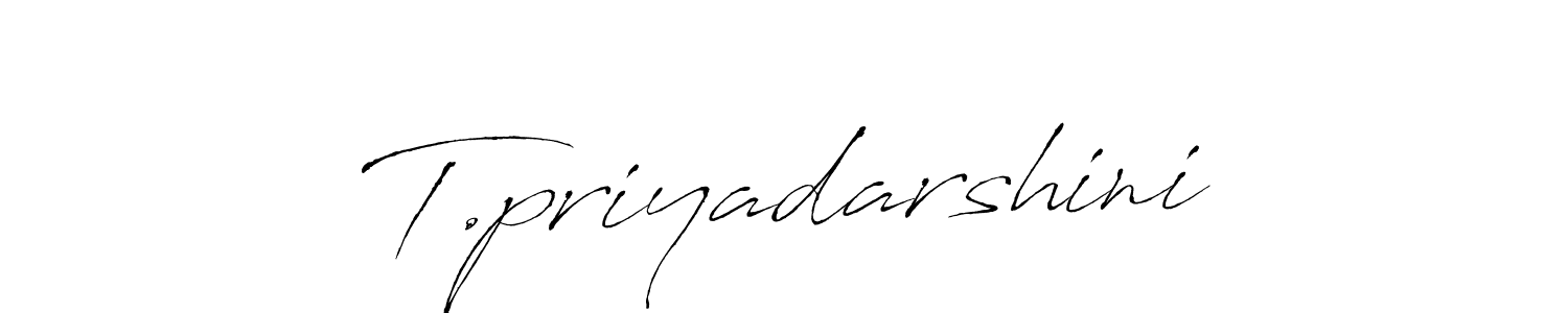Also You can easily find your signature by using the search form. We will create T.priyadarshini name handwritten signature images for you free of cost using Antro_Vectra sign style. T.priyadarshini signature style 6 images and pictures png