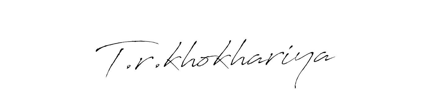 Best and Professional Signature Style for T.r.khokhariya. Antro_Vectra Best Signature Style Collection. T.r.khokhariya signature style 6 images and pictures png