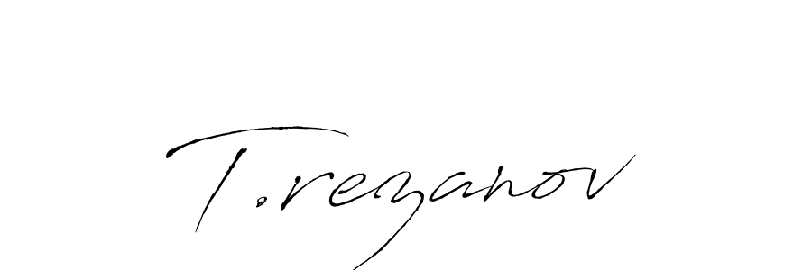 This is the best signature style for the T.rezanov name. Also you like these signature font (Antro_Vectra). Mix name signature. T.rezanov signature style 6 images and pictures png