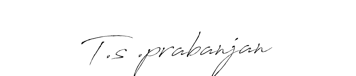 You can use this online signature creator to create a handwritten signature for the name T.s .prabanjan. This is the best online autograph maker. T.s .prabanjan signature style 6 images and pictures png