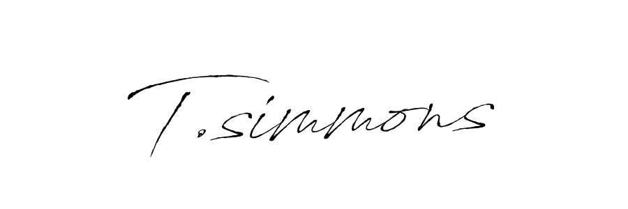 if you are searching for the best signature style for your name T.simmons. so please give up your signature search. here we have designed multiple signature styles  using Antro_Vectra. T.simmons signature style 6 images and pictures png