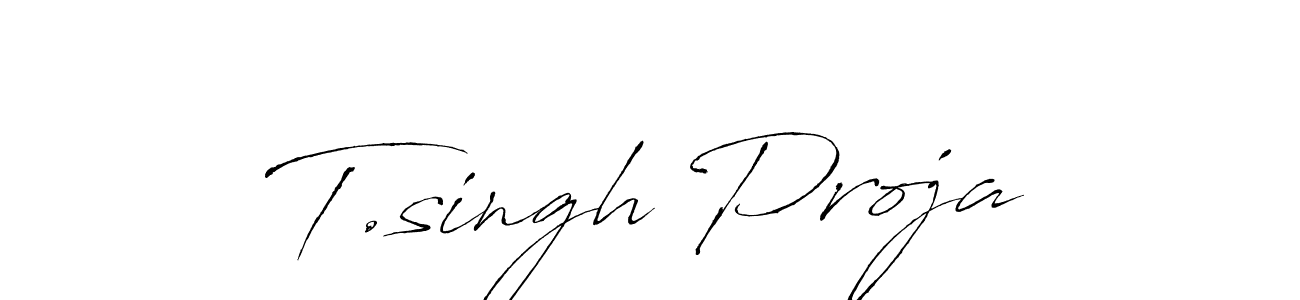 Make a beautiful signature design for name T.singh Proja. Use this online signature maker to create a handwritten signature for free. T.singh Proja signature style 6 images and pictures png