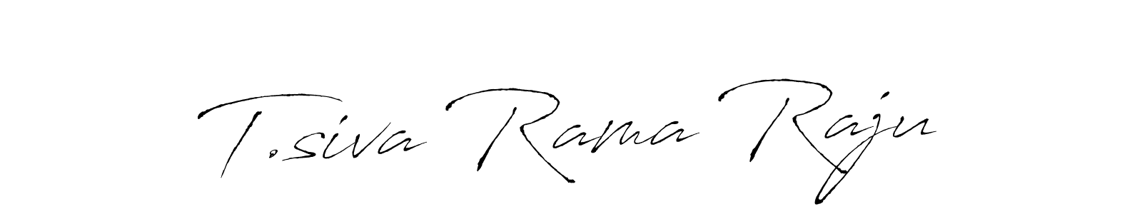 Use a signature maker to create a handwritten signature online. With this signature software, you can design (Antro_Vectra) your own signature for name T.siva Rama Raju. T.siva Rama Raju signature style 6 images and pictures png