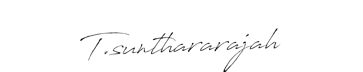 How to make T.sunthararajah signature? Antro_Vectra is a professional autograph style. Create handwritten signature for T.sunthararajah name. T.sunthararajah signature style 6 images and pictures png