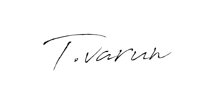 if you are searching for the best signature style for your name T.varun. so please give up your signature search. here we have designed multiple signature styles  using Antro_Vectra. T.varun signature style 6 images and pictures png