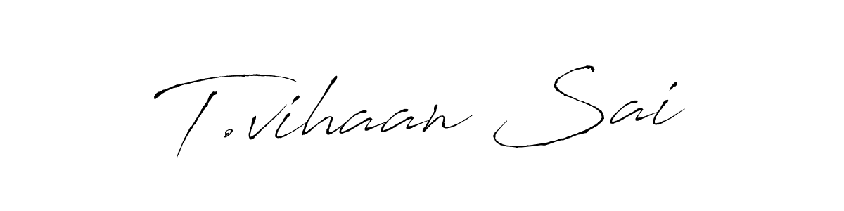 You can use this online signature creator to create a handwritten signature for the name T.vihaan Sai. This is the best online autograph maker. T.vihaan Sai signature style 6 images and pictures png
