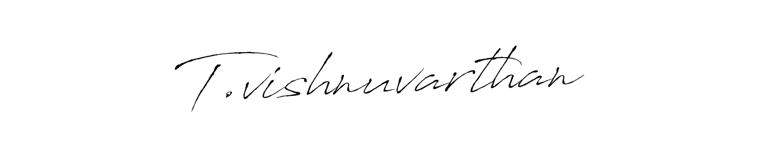 Also You can easily find your signature by using the search form. We will create T.vishnuvarthan name handwritten signature images for you free of cost using Antro_Vectra sign style. T.vishnuvarthan signature style 6 images and pictures png