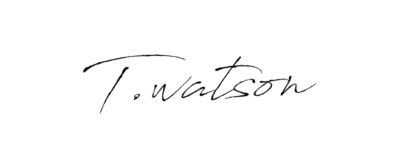 Make a beautiful signature design for name T.watson. Use this online signature maker to create a handwritten signature for free. T.watson signature style 6 images and pictures png