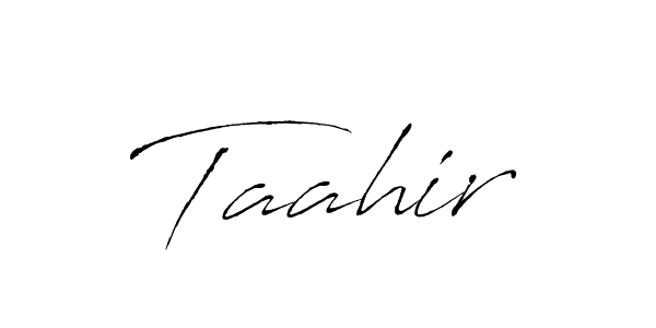 Antro_Vectra is a professional signature style that is perfect for those who want to add a touch of class to their signature. It is also a great choice for those who want to make their signature more unique. Get Taahir name to fancy signature for free. Taahir signature style 6 images and pictures png