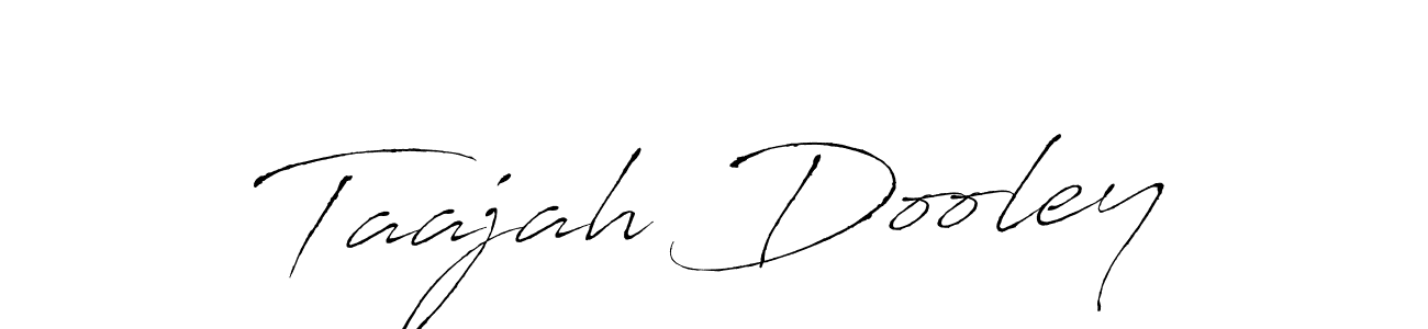Create a beautiful signature design for name Taajah Dooley. With this signature (Antro_Vectra) fonts, you can make a handwritten signature for free. Taajah Dooley signature style 6 images and pictures png