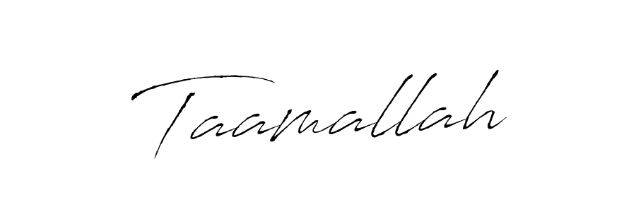 Create a beautiful signature design for name Taamallah. With this signature (Antro_Vectra) fonts, you can make a handwritten signature for free. Taamallah signature style 6 images and pictures png