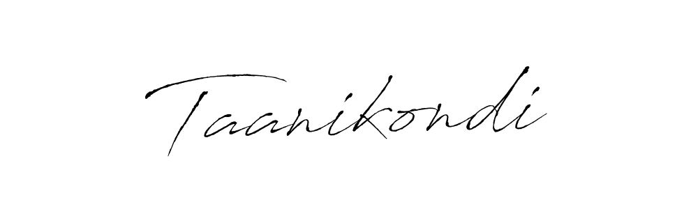 Create a beautiful signature design for name Taanikondi. With this signature (Antro_Vectra) fonts, you can make a handwritten signature for free. Taanikondi signature style 6 images and pictures png