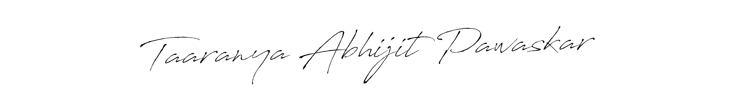 Make a beautiful signature design for name Taaranya Abhijit Pawaskar. Use this online signature maker to create a handwritten signature for free. Taaranya Abhijit Pawaskar signature style 6 images and pictures png