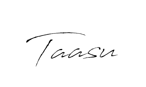 Make a beautiful signature design for name Taasu. With this signature (Antro_Vectra) style, you can create a handwritten signature for free. Taasu signature style 6 images and pictures png