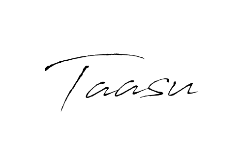 Make a beautiful signature design for name Taasu. With this signature (Antro_Vectra) style, you can create a handwritten signature for free. Taasu signature style 6 images and pictures png