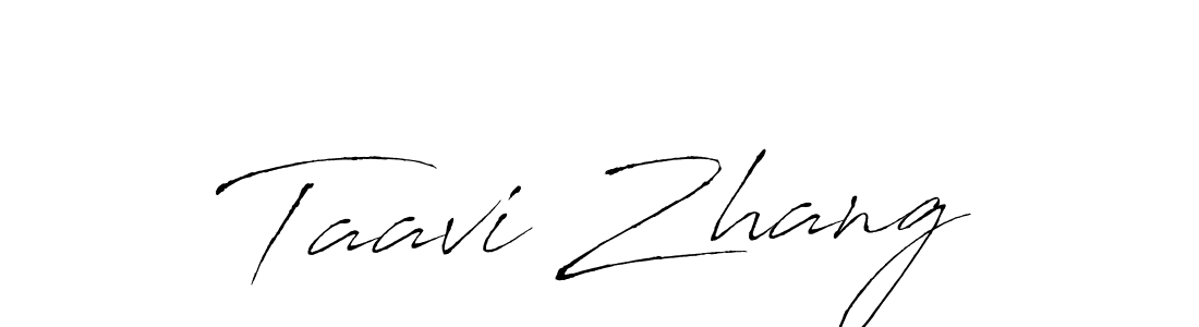 Create a beautiful signature design for name Taavi Zhang. With this signature (Antro_Vectra) fonts, you can make a handwritten signature for free. Taavi Zhang signature style 6 images and pictures png