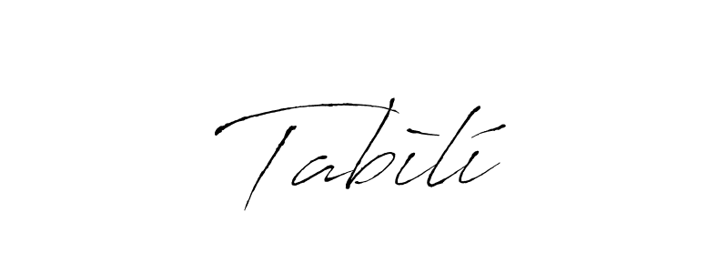 if you are searching for the best signature style for your name Tabìlí. so please give up your signature search. here we have designed multiple signature styles  using Antro_Vectra. Tabìlí signature style 6 images and pictures png