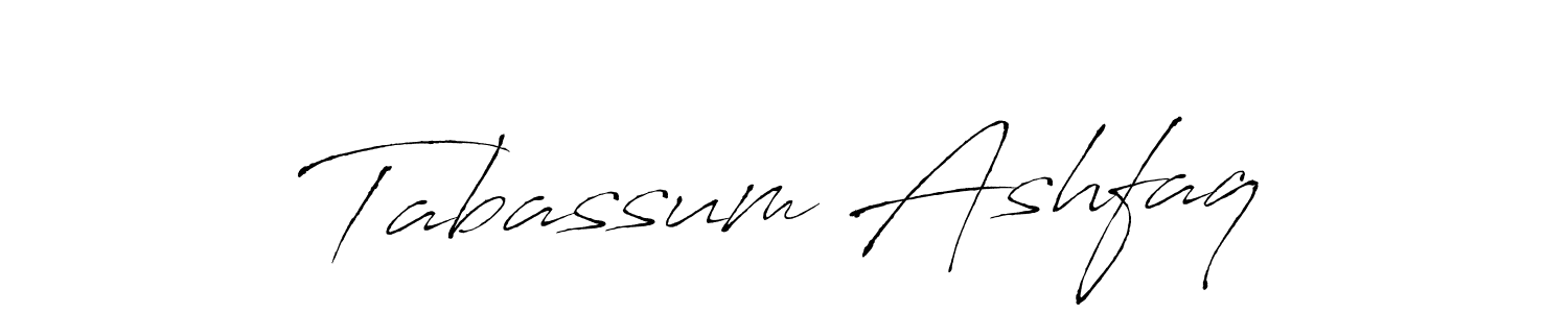 The best way (Antro_Vectra) to make a short signature is to pick only two or three words in your name. The name Tabassum Ashfaq include a total of six letters. For converting this name. Tabassum Ashfaq signature style 6 images and pictures png