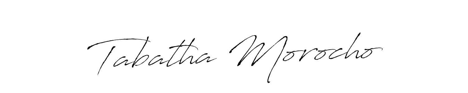 Make a short Tabatha Morocho signature style. Manage your documents anywhere anytime using Antro_Vectra. Create and add eSignatures, submit forms, share and send files easily. Tabatha Morocho signature style 6 images and pictures png