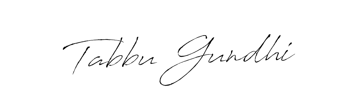 It looks lik you need a new signature style for name Tabbu Gundhi. Design unique handwritten (Antro_Vectra) signature with our free signature maker in just a few clicks. Tabbu Gundhi signature style 6 images and pictures png