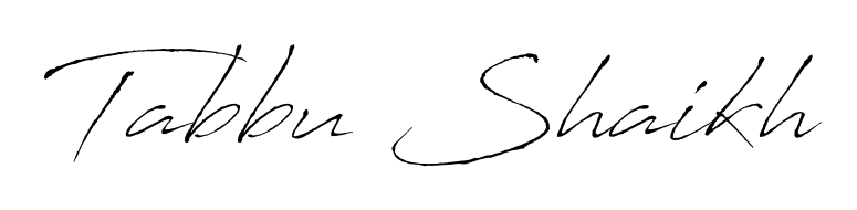The Antro_Vectra font gives name Tabbu Shaikh a signature that looks effortless yet distinguished. Download high-res PNG instantly. Tabbu Shaikh signature style 6 images and pictures png