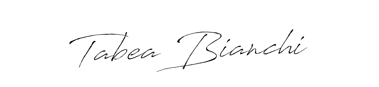 How to make Tabea Bianchi signature? Antro_Vectra is a professional autograph style. Create handwritten signature for Tabea Bianchi name. Tabea Bianchi signature style 6 images and pictures png