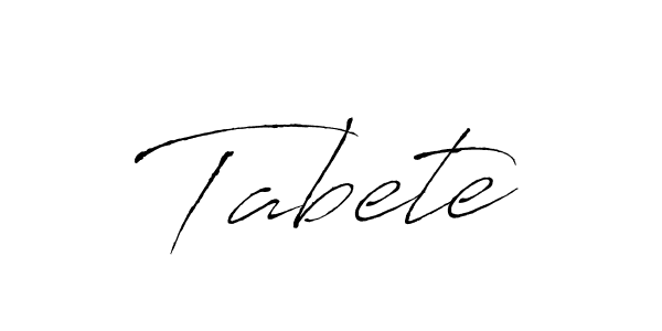 Make a beautiful signature design for name Tabete. With this signature (Antro_Vectra) style, you can create a handwritten signature for free. Tabete signature style 6 images and pictures png