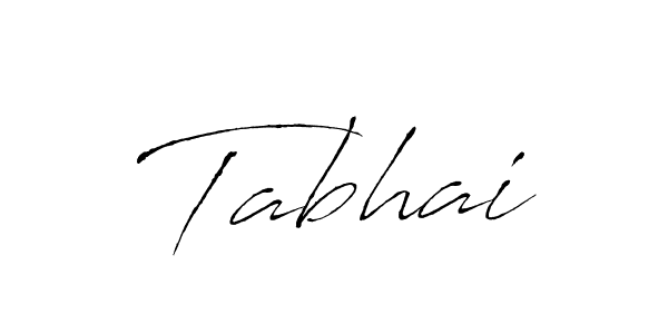 Tabhai stylish signature style. Best Handwritten Sign (Antro_Vectra) for my name. Handwritten Signature Collection Ideas for my name Tabhai. Tabhai signature style 6 images and pictures png